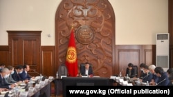 Кыргыз өкмөтүнүн жыйыны (Фото архивден. 2020-жылдын 12-октябры)