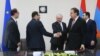 Armenia - Armenian and EU officials initial the Armenia-EU Comprehensive and Enhanced Partnership Agreement in Yerevan, 21Mar2017.
