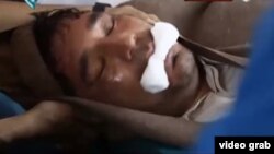 Эрон телеканали намойиш этган "Ёйилиш" дастуридан олинган скриншот.