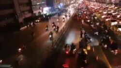 تجمع معترضان در حوالی پل نواب تهران-۲۲ دی ۹۸