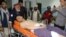 An Afghan victim receives medical treatment after separate suicide bombings at an education center and a wrestling club in a predominantly Shi’ite neighborhood of Kabul earlier this month.