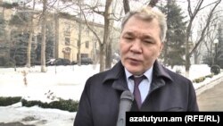 Armeina - Leonid Kalashnikov, a senior member of the Russian State Duma, speaks to RFERL in Yerevan. 3March, 2017.