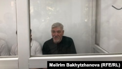 АЭС референдумы қарсаңында ұсталған белсенділер соты. Сотталушылардың бірі Нұрлан Жауылбаев. Алматы, 26 тамыз 2025 жыл.