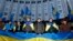 Украина -- Өкмөт үйүнүн алдындагы демонстранттар, Киев, 2-декабрь, 2013.