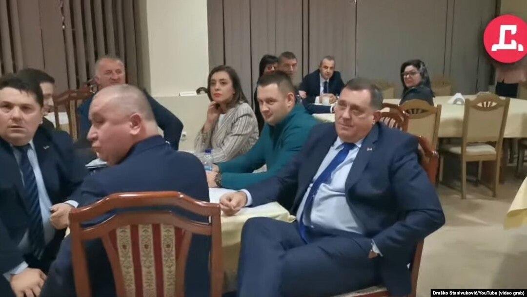 Milorad Dodik, iz snimka koji je objavio poslanik Draško Stanivuković