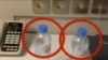 RUSSIA -- Water bottles are seen in a hotel room where Russian opposition politician Aleksei Navalny stayed during his recent visit in the Siberian city of Tomsk, on this still image from a social media video obtained by Reuters September 17, 2020