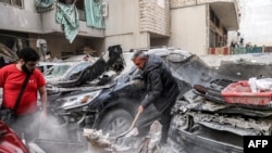 پیامد یکی از حملات اخیر هوایی اسرائیل به جنوب لبنان. عکس از آرشیو