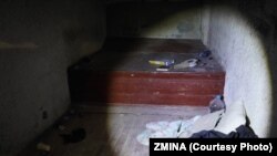 Одна из камер в ИВС в Херсоне. Фотография сделана после освобождения Херсона ВСУ