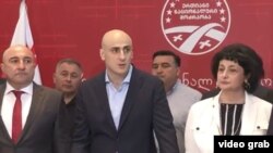 Грузиядагы оппозициянын лидери Ника Мелия. 30-май, 2021-жыл. Тблиси.