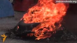 На Майдані підпалили шини через Кличка