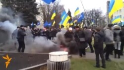 Евромайдан в Харькове атаковали петардами