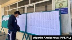 Выборы в Бишкеке. 11 апреля 2021 года. 