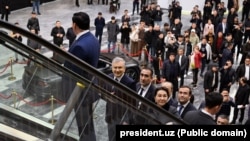 Шавкат Мирзиёев на открытии центра Tashkent City Mall. 5 марта 2024 года