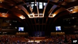 Сэсія Парлямэнцкай асамблеі Рады Эўропы. Архіўнае фота