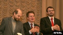 Лявон Баршчэўскі, Вінцук Вячорка, Алесь Міхалевіч