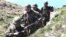 Армянские военнослужащие на границе с Азербайджаном 