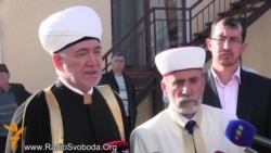 Aqmescitke Rusiye müftiyat Radasınıñ reisi keldi.