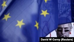 Ілюстраційне фото: під час протесту проти захоплення Росією Криму. Прага, Чехія, 2014 рік