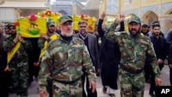 تصویر آرشیوی از نیروهای گروه «حرکت النُجَباء» در شهر نجف عراق