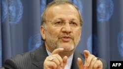 آقای متکی برای شرکت در یک اجلاس بین المللی در مقر سازمان ملل به نیویورک رفته است. (عکس: AFP)