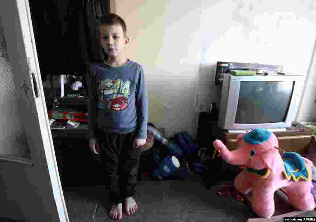 Kavalenka&#39;s son Valik in Vitsebsk on September 27