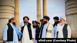 Ҳайати Толибон дар шаҳри Душанбе.