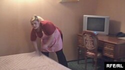 Прага кунакханәсендә эшләүче узбәк ханымы