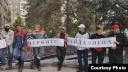 «Бишкексууканал ишканасынын иш таштаган кызматкерлери. 8-октябрь, 2020-жыл.