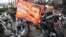 Прокремлевские байкеры на одной из акций в Москве