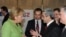Armenia - Serzh Sarkisian, President of Armenia, and Angela Merkel, Chancellor of Germany, at the EU Eastern Partnership Summit, Prague,07May2009