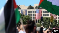 تظاهرات حامیان غزه واشینگتن دی‌سی، ۱۲ مهر
