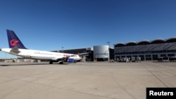 یکی از هواپیماهای شرکت زاگرس‌جت در فرودگاه بین‌المللی اربیل