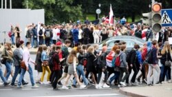 Студэнцкі марш у Менску 1 верасьня