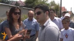 Тажик элчилигинин алдындагы пикет