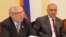 Armenia -- Nikolay Ryzhkov (L), a Russian State Duma member, at a news conference in Yerevan, 11Nov2010.