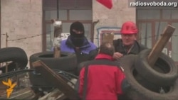 Сэпаратысты па-ранейшаму ўтрымліваюць будынак Данецкай адміністрацыі