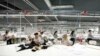 Armenia -- Workers at a newly opened textile factory in Yerevan, Novemer 1, 2019.