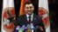 Armenia - Eduard Sharmazanov, spokesman for the ruling Republican Party, at a news conference in Yerevan, 15Feb2017.