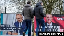 Выбарчыя плякаты ў Нямеччыне