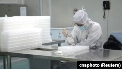 Лаборатория в китайской провинции Гуанчжоу, где изучают новый тип коронавируса. Иллюстративное фото.