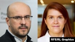 Комбіноване фото: Сергій Рудик і Мар'яна Безугла