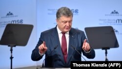Петро Порошенко Мюнхендеги жыйында. 