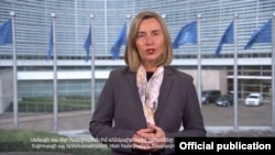 Верховный представитель ЕС по иностранным делам и политике безопасности Федерика Могерини, 9 марта 2018 г. 