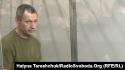 Підозрюваний у вбивстві Андрія Парубія 52-річний львів'янин Михайло Сцельніков на засіданні суду у Львові, 2 вересня 2025 року