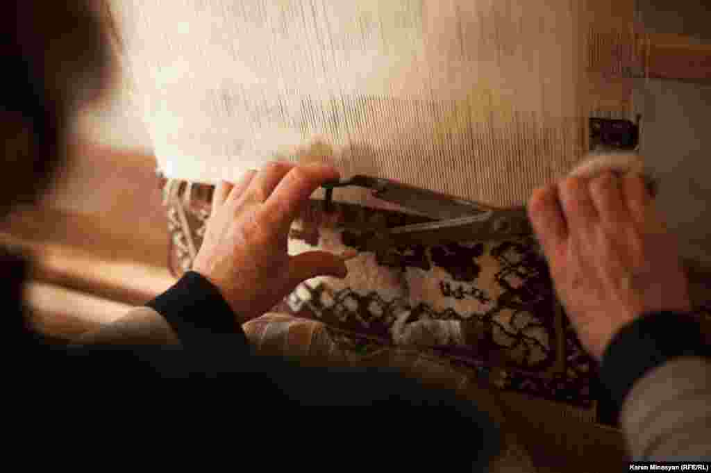Armenia -- A carpet workshop in Armenia, Getik village, Gegharkuniq region, 28Mar2013