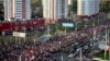 Tens of thousands participated in an opposition rally in Minsk on October 4.