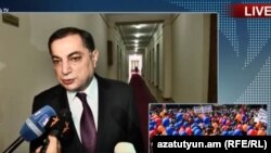 Глава фракции РПА Ваграм Багдасарян, Ереван, 2 мая 2018 г. 
