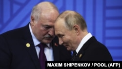 Аляксандар Лукашэнка, Уладзімір Пуцін, Казань. 2024