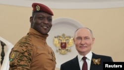 Ибрагим Траоре и Владимир Путин