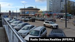 Центр Донецька у травні 2025-го (район ТЦ «Золоте Кільце»)